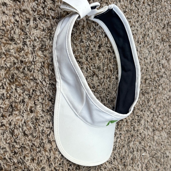 Brooks White Visor with Green Clover Embroidery - Picture 5 of 8